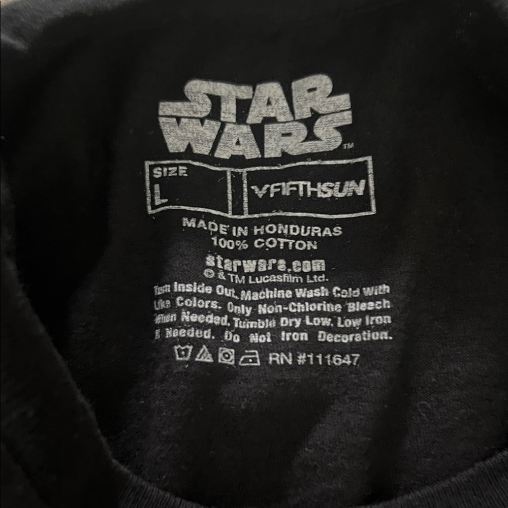 5/$10 item Black Shirt with Green Character Print - Picture 2 of 2